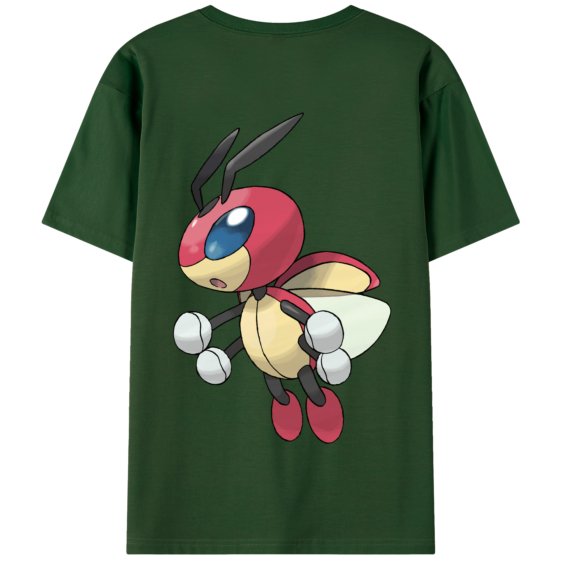 （画像用） ポケットモンスター Pokémon 綿100％半袖Tシャツ（背面プリント）